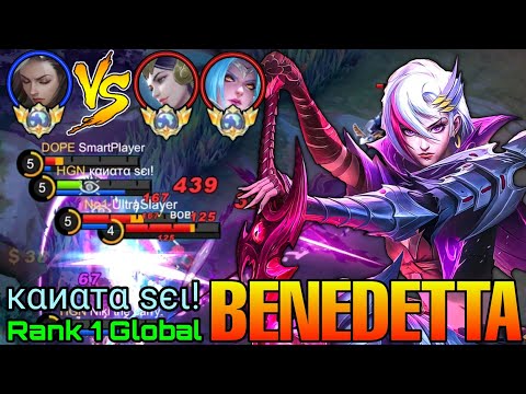 Offlane Monster Benedetta VS Top Tiers Enemy - Top 1 Global Benedetta by кαиαтα ѕєι! - Mobile Legend