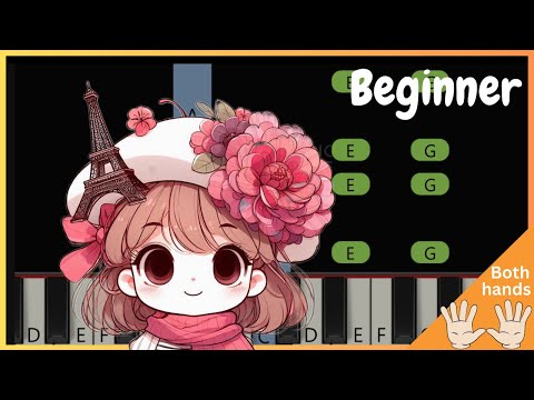 Little Flower Girl of Paris by Gillock | EASY BEGINNER CLASSICS PIANO TUTORIAL (sheet music link)