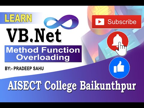 Method Function Overloading In Vb Net
