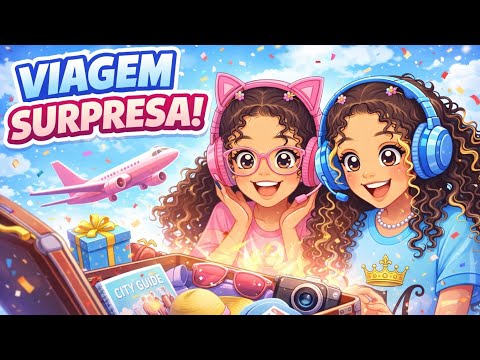 A viagem surpresa!🤭"Para onde fomos?"*aumente o volume!* #viajem #vlog #irmasm #surpresa 