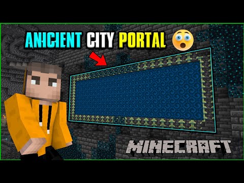 Insane! Ancient City Portal in Minecraft! | Cosmic Boy 2.0