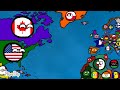 History Of Countries At North Atlantic Ocean 1900 2021 Countryballs
