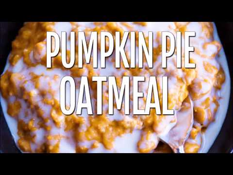 Pumpkin Pie Oatmeal!