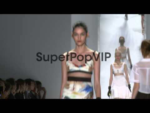 Models walk the runway at Milly by Michelle Smith -  Spri...