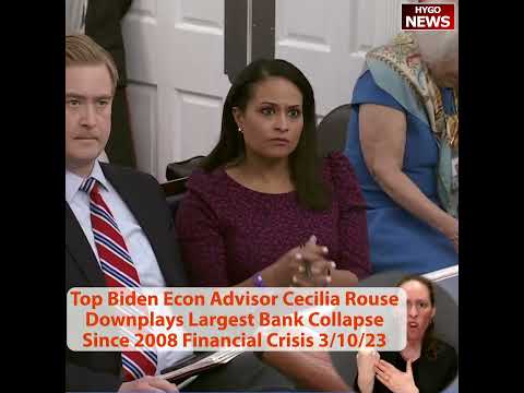 Top Biden Econ Advisor Rouse Downplays Largest Bank Collapse Since 2008 Financial Crisis