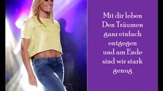 Am Ende Sind Wir Stark Genug - Helene Fischer - (Lyrics)