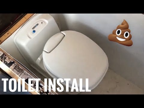 HOW TO FIT A TOILET IN A VAN! Thetford Cassette Toilet || Van Conversion