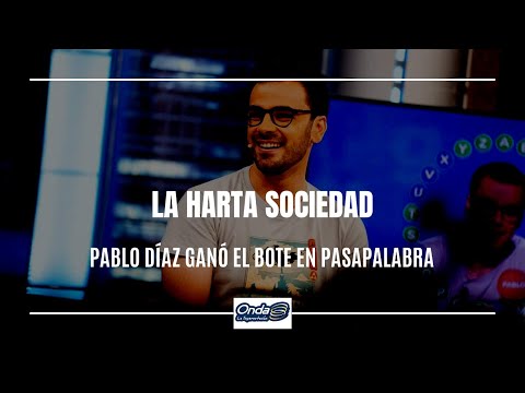 02-07-2021#LaHartaSociedad -  Pablo Diaz gana el bote de Pasapalabras tras resolver el rosco final