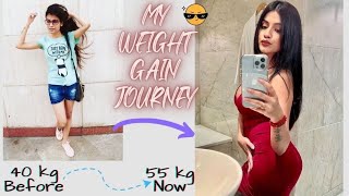 MY WEIGHT GAIN JOURNEY | How To Gain Weight | Skinny to Fit Transformation | Nidhi Chaudhary