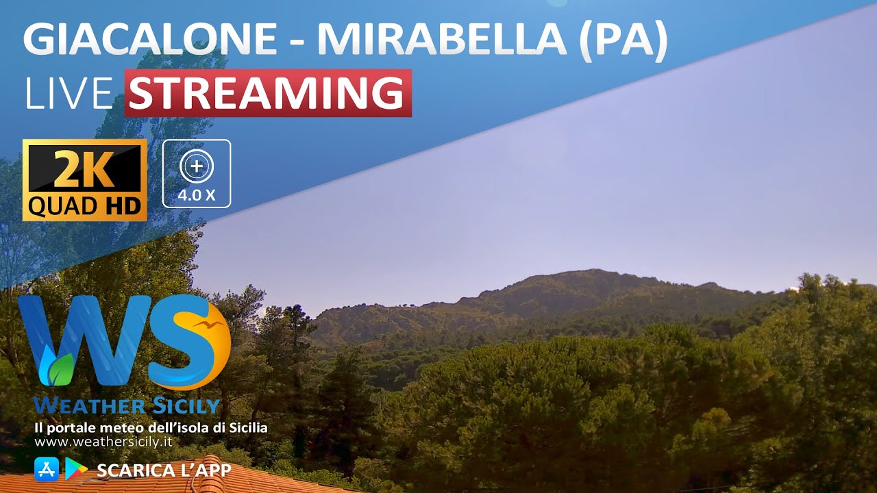 Live webcam view of Panorama del Pizzo Mirabella desde Giacalone