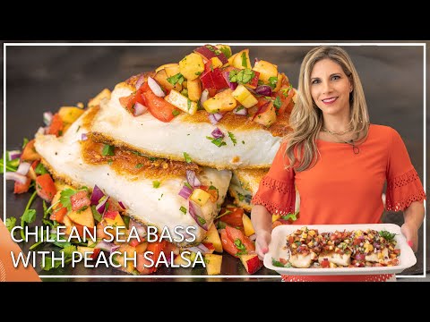How to Make Chilean Sea Bass with Peach Salsa Recipe