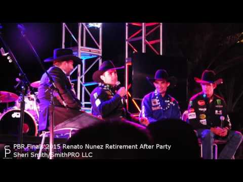 Brazilian Bull Rider - round table talk at the MGM After Party Nunes retirement