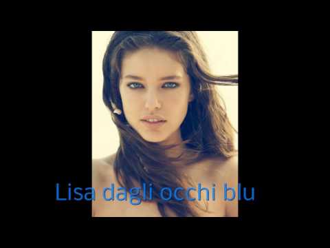 Mario Tessuto. Lisa dagli occhi blu con testo Video Mario Ferraro