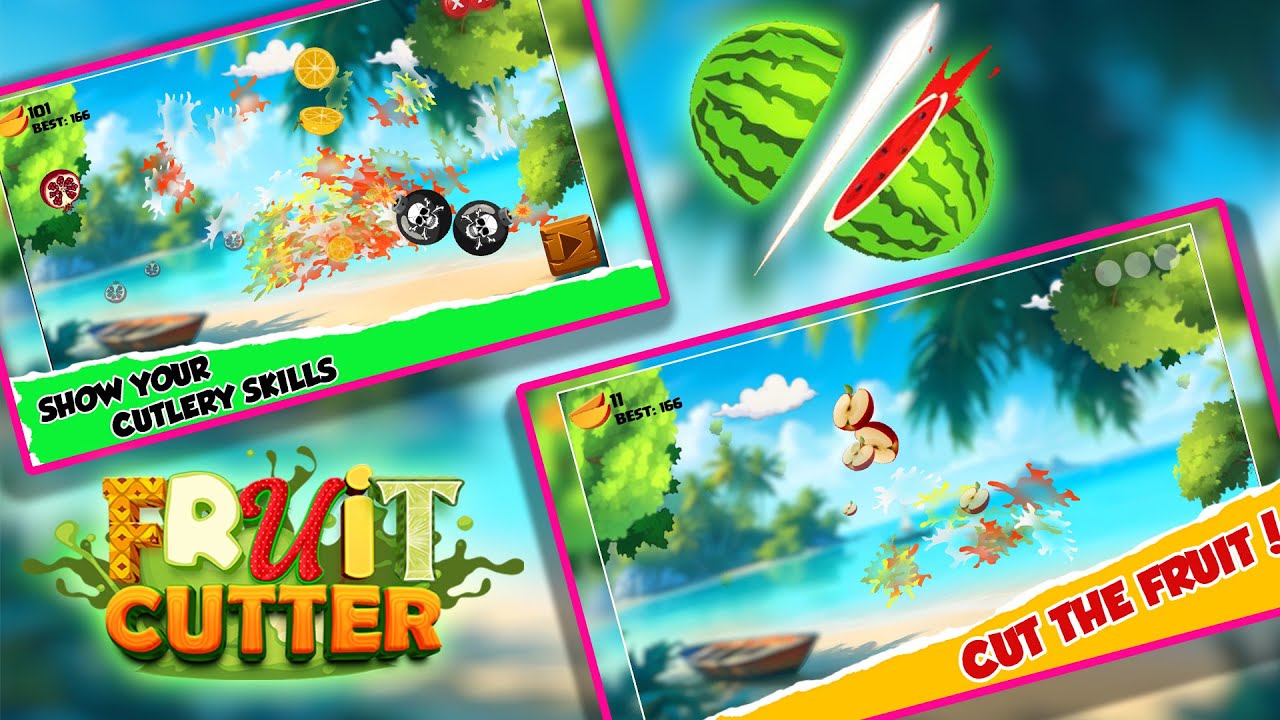 Fruit Cutter || Construct 3 Game Template || Source code