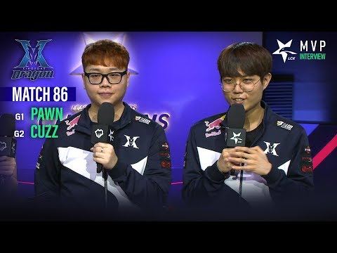 Interview with Pawn + Cuzz [2019 LCK SPRING] 03.29 Match86 : GRF vs KZ