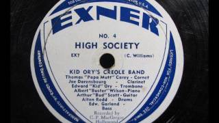 HIGH SOCIETY by Kid Ory's Creole Band 1945