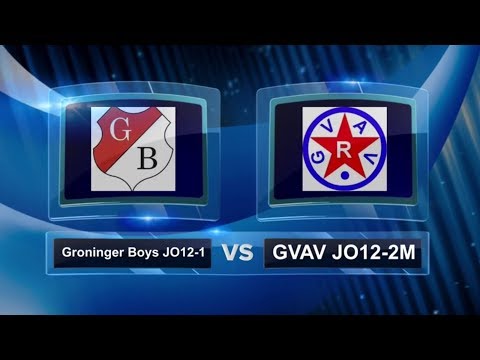 Groninger Boys JO12 1 vs GVAV JO12 2M