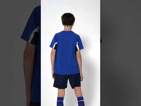 Миниатюра изображения товара Футбольная форма Kelme Short-Sleeved Football Suit / 8251ZB3002-481 (р.130, синий/темно-синий)