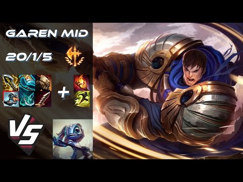MID Garen vs Fizz - NA Grandmaster Patch 25.S2.1