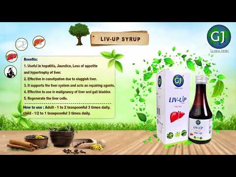 Gj liv-up syrup, treatment: it supports the liver system, pa...
