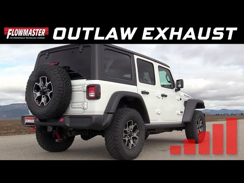 2018-20 Jeep Wrangler JL 2.0L, 3.6L - Outlaw Axle-back Exhaust Systems 817803 & 817840