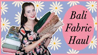 My Bali Fabric Haul - Shopping for Fabric in Seminyak with Miss MonMon