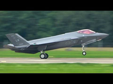 Ostrava NATO Days 2023 USAF F-35 Arrival FHD