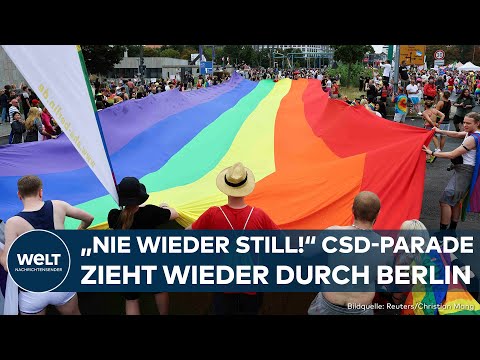 CSD IN BERLIN: Hunderttausende gehen wieder für queere Rechte auf die Straße