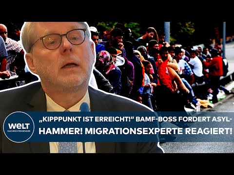 Video Thumbnail: DEUTSCHLAND: "Kipppunkt ist erreicht!" Bamf-Boss fordert Asyl-Hammer! Migrationsforscher reagiert!