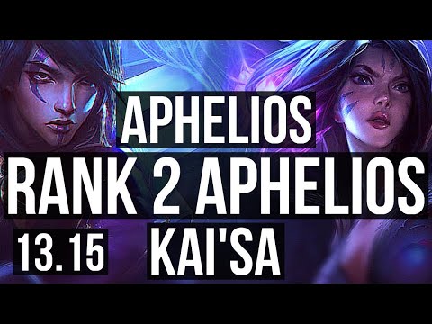 APHELIOS & Alistar vs KAI'SA & Rell (ADC) | Rank 2 Aphelios, 7/2/7 | NA Challenger | 13.15
