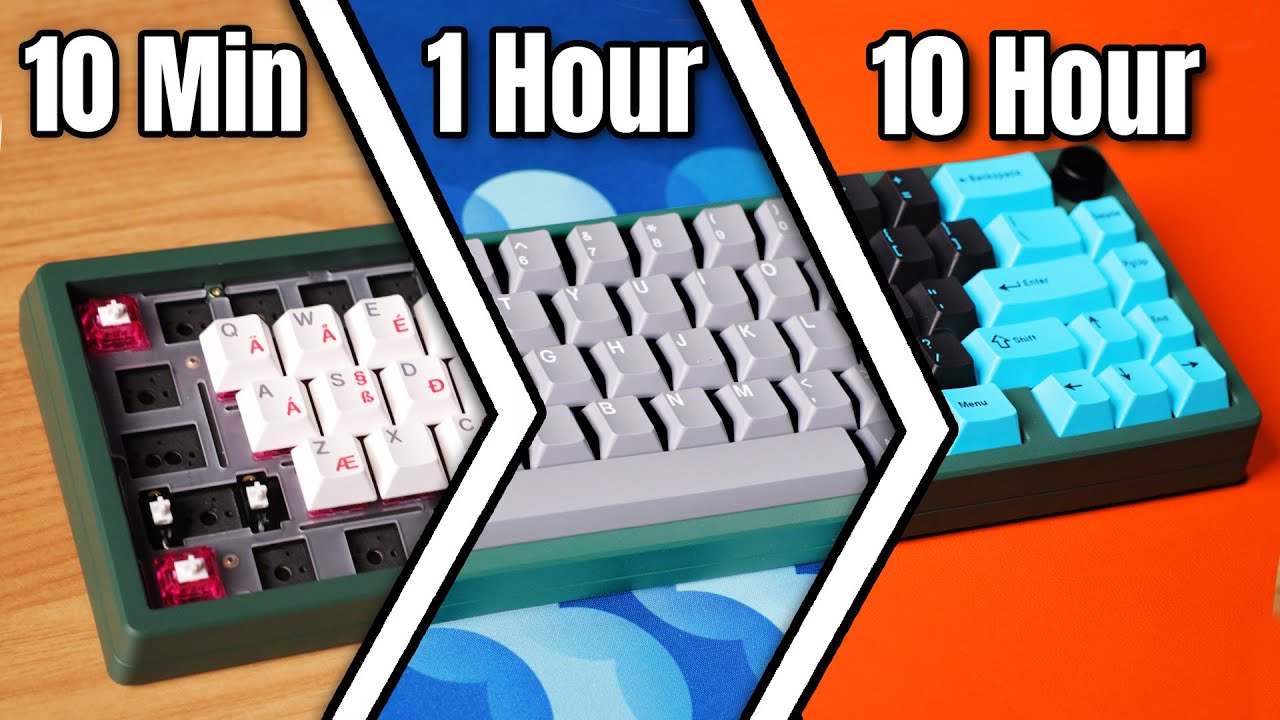 Building a Keyboard in 10 Minutes, 1 Hour, 10 Hours