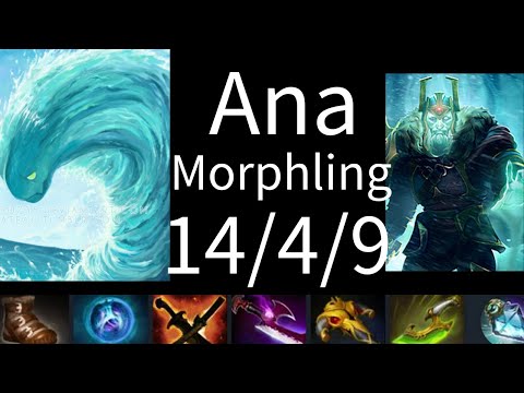 Ana Morphling vs LC, WK, DW, Zeus, AA - dota2