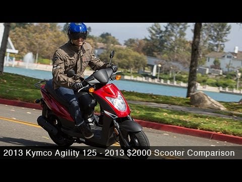 2013 Kymco Agility 125 Scooter Comparison