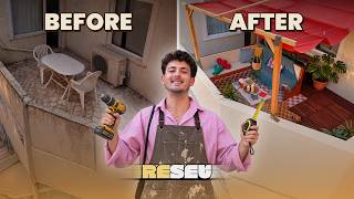 Bu Öğrenci Terasını Baştan Tasarladım! | RESET 3. Bölüm