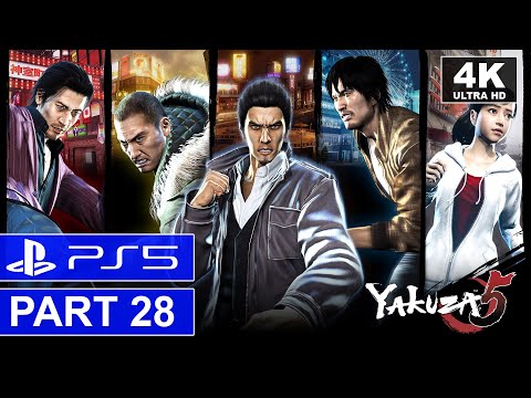 YAKUZA 5 REMASTERED | Part 28 | PS5 Story Walkthrough | [4K, HDR, 60FPS]