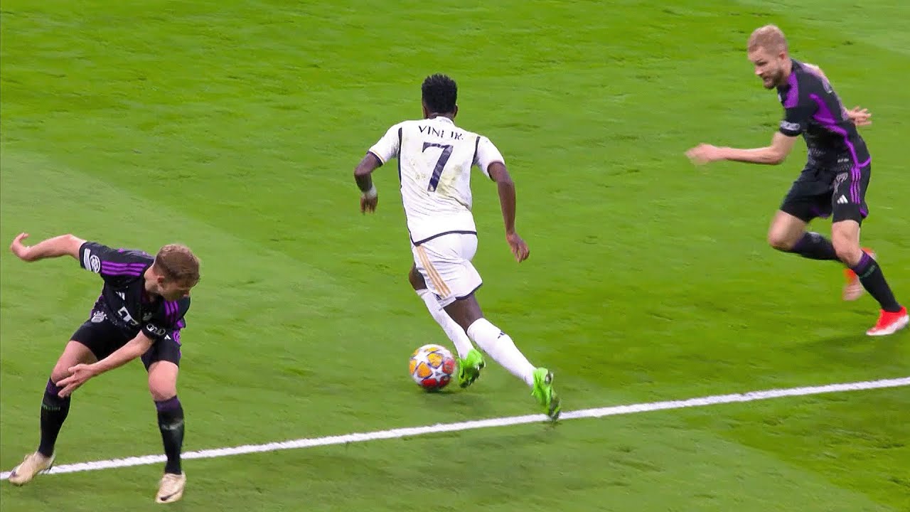 Vinicius Jr Couldn't Stop Dribbling against Bayern | HD 1080i