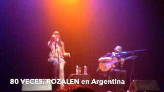 80 veces. Maria Rozalén