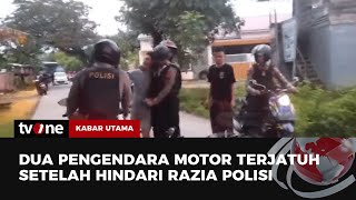 Download lagu Hindari Razia Polisi, Pengendara Motor Jatuh | Kabar Utama tvOne mp3