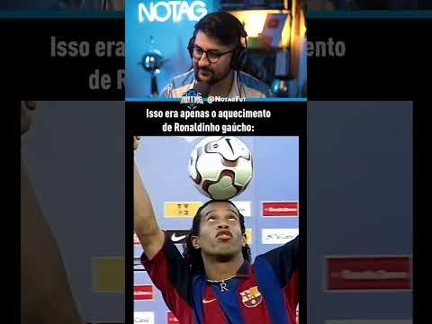 O AQUECIMENTO DO RONALDINHO JÁ PAGAVA O INGRESSO! #futebol #viral #ronaldinho