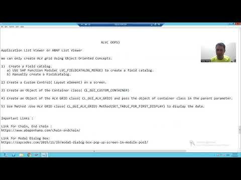 49 - ABAP OOPS - ALV by CL_GUI_ALV_GRID - Creation Part4