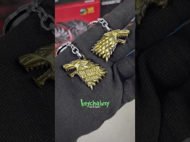 Vídeo relacionado con Game of Stark Thrones Winter Is Coming Direwolf Emblema Billetera/Cartera Bi-Fold ID & Tarjetas, Gris