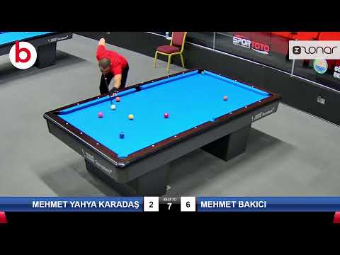 MEHMET YAHYA KARADAŞ & MEHMET BAKICI Bilardo Maçı - 