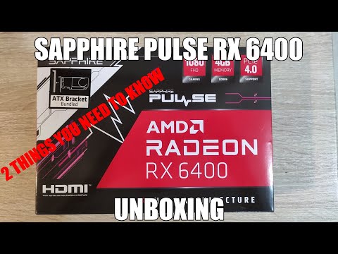 Sapphire PULSE RX 6400 11315-01-20G 4GB