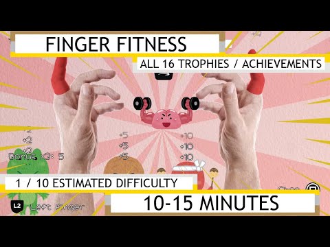 Finger Fitness - Platinum/100% Achievement Walkthrough Guide [No Commentary]