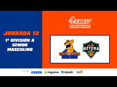1ª División Masculina - J11 BASQUET COMENIUS -- MAX COLCHÓN CB BÉTERA