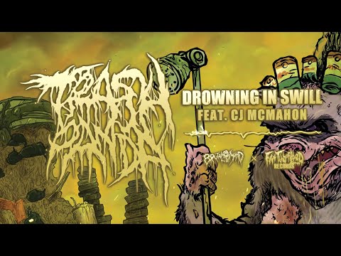 TRASH PANDA - DROWNING IN SWILL (FT. CJ MCMAHON) [OFFICIAL LYRIC VIDEO] (2022) SW EXCLUSIVE