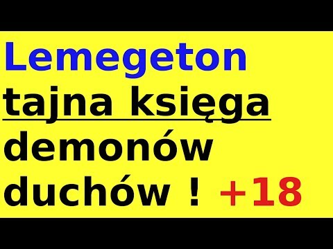 Lemegeton tajna księga demonów duchów
