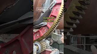 Uncover the magic wet process of Rotary kiln.#kiln  #furnace