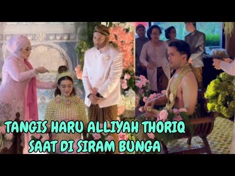 TANGIS HARU ALLIYAH MASAID THORIQ HALILINTAR SAAT DI SIRAM BUNGA