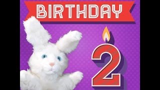 Hoppa The Happy Bunny "Happy Happy Happy Happy Birthday (2 Years Old)"